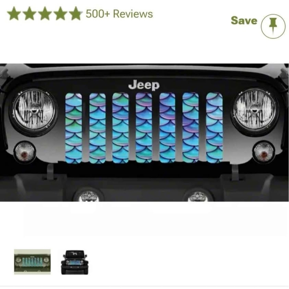 JEEP Mermaid Scale Grille Insert for 2020-2023 Gladiator